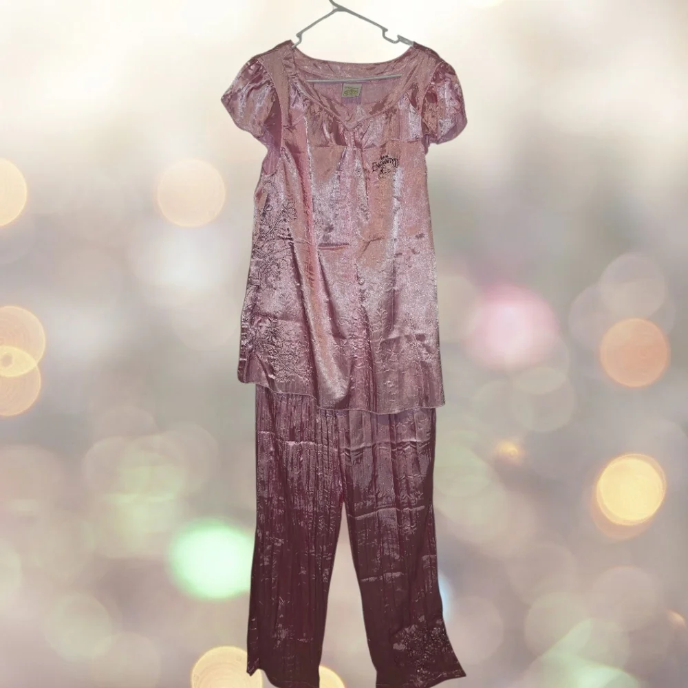 Disney Enchanted Nightgown XL Silky Sleepwear, Princess Print Pajamas - Picture 3 of 8